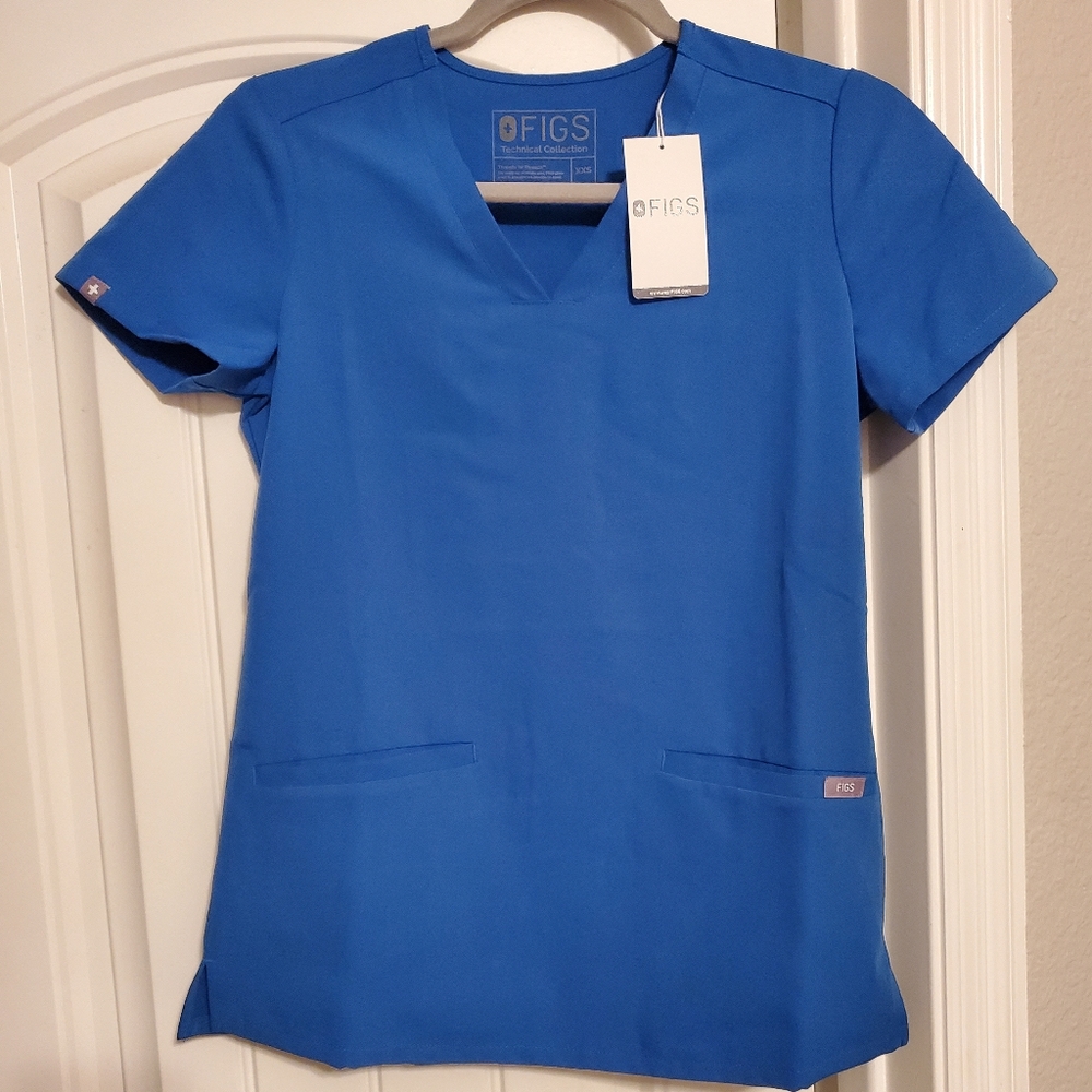 XXS Figs Scrub Top Two Pocket